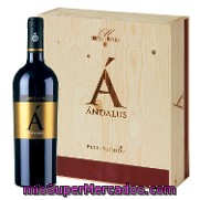 Estuche De Vino Tinto Petit Verdot ándalus Pack 3x75 Cl.