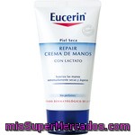 Eucerin repair crema de manos con lactato y con un 5% de para muy secas y ásperas tubo 75 ml, precio actualizado en todos los supers