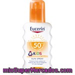 Eucerin Sun Protection Kids Loción Solar Infantil Spf 50+ Para Piel Sensible Spray 200 Ml