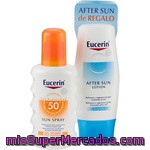 Eucerin Sun Spray Spf50+ Piel Sensible Protector Solar Nivel Muy Alto De Protección Celular Frasco 200 Ml De Fácil Absorción, Es Ideal Para La Piel Normal