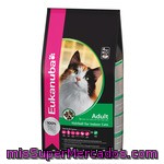 Eukanuba Adult Hairball Indoor Alimento Completo Para Gato Adulto Para El Control De Las Bolas De Pelo Bolsa 400 G