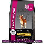 Eukanuba Adult Medium Breed Alimento Completo Para Perro Adulto De Razas Medianas Con Pollo Bolsa 12 Kg