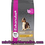 Eukanuba Adult Small & Medium Breed Alimento Completo Para Perro Adulto Con Cordero Y Arroz Bolsa 12 Kg