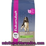 Eukanuba Mature & Senior Alimento Completo Para Todas Las Razas En Etapa De Madurez + 7 Años Con Cordero Y Arroz Bolsa 12 Kg