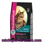 Eukanuba Senior Alimento Especial Para Gato Adulto +11años Con Pollo E Hígado Bolsa 400 G