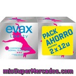 Evax Liberty Compresa Normal Con Alas Pack 2x12 Unidades Caja 24 Unidades Creada Con Flexicel