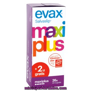 Evax Protege Slips Maxiplus Paquete 24 Ud