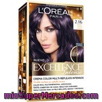 Excellence Intense Tinte Negro Violín Zafiro Nº 2.16 Caja 1 Unidad Crema Color Multi-reflejos Intensos