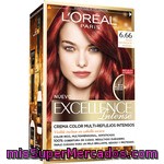 Excellence Intense Tinte Rojo Escarlata Intenso Nº 6.66 Caja 1 Unidad Crema Color Multi-reflejos Intensos