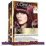 Excellence Intense Tinte Rojo Irisado Rico Nº 4.26 Caja 1 Unidad Crema Color Multi-reflejos Intensos