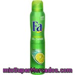 Fa Desodorante Limones Del Caribe Frescor Exótico Spray 200 Ml