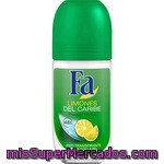 Fa Desodorante Roll-on Limones Del Caribe Frescor Cítrico Anti-transpirante Envase 50 Ml