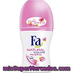 Fa Desodorante Roll-on Natural & Pure Flor De Rosa Envase 50 Ml