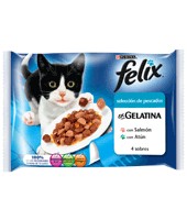 Felix Selección De Pescado 2 Salmón 2 Atún Pack 4 Sobre 100 G