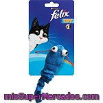 Felix Toy Juguete Para Gato Modelo Ratón Azul 1 Unidad