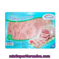 Fiambre Cabeza Cerdo Lonchas, La Cuina, Pack 2 X 100 G - 200 G