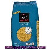 Fideo Arroz
            Gallo Sin Gluten 500 Grs