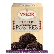 Fideos De Chocolate Para Postres Valor 175 G.