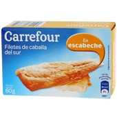 Filete De Caballa Del Sur En Escabeche Carrefour 60 G.
