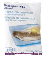 Rodajas de merluza argentina congeladas Carrefour 600 g