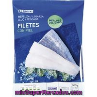 Filete De Merluza Con Piel Eroski, Bolsa 600 G