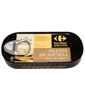 Filetes De Anchoa Del Cantábrico En Aceite De Oliva De Nuestra Tierra 50 G.