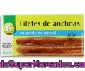 Filetes De Anchoa En Aceite De Girasol Producto Económico Alcampo 23 Gramos