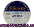 Filetes De Anchoa En Aceite De Oliva Admiral 325 Gramos Peso Neto Escurrido