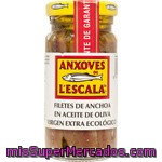 Filetes De Anchoa En Aceite De Oliva Ecológico L`escala 55 Gramos