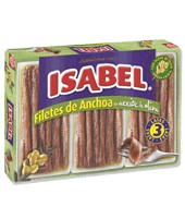 Filetes De Anchoa En Aceite De Oliva Isabel 150 G.