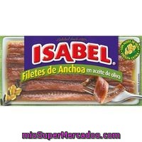 Filetes De Anchoa En Aceite De Oliva Isabel 50 Gramos Peso Neto Escurrido