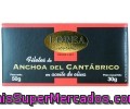 Filetes De Anchoa En Aceite De Oliva Lorea 30 Gramos Peso Escurrido
