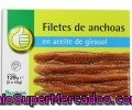 Filetes De Anchoas Producto Económico Alcampo Pack 3 Unidades X 40 Gramos