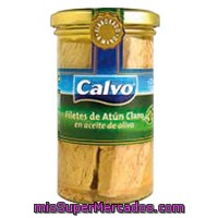 Filetes De Atún Claro En Aceite De Oliva Calvo 163 Gramos