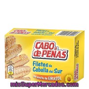 Filetes De Caballa Del Sur En Aceite De Girasol Cabo De Peñas 53 G.