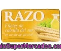 Filetes De Caballa Del Sur En Aceite De Girasol Razo 65 Gramos