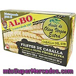 Filetes De Caballa Del Sur En Aceite De Oliva Virgen Extra Albo 120 G.