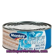 Filetes De Caballa Del Sur En Aceite Vegetal Montey 650 G.