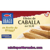 Filetes De Caballa Del Sur En Aceite Vegetal Ubago 65 G.