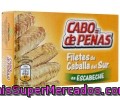 Filetes De Caballa Del Sur En Escabeche, Sin Gluten Cabo De Peñas 53 Gramos Peso Escurrido