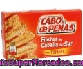 Filetes De Caballa Del Sur En Tomate Cabo De Peñas 53 Gramos