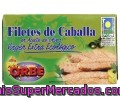 Filetes De Caballa En Aceite De Oliva Virgen Extra Ecológico, Bajo En Sal Orbe 87 Gramos