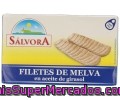 Filetes De Melva En Aceite De Girasol Salvora 80 Gramos