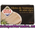 Filetes De Ventresca De Atún Claro En Aceite De Oliva Usisa 80 Gramos Peso Neto Escurrido