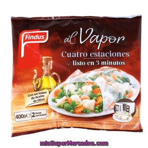 Findus Al Vapor Verduras 4 Estaciones 400g