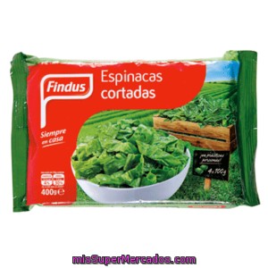 Findus Espinacas Cortadas Bolsa 400 Gr