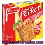 Findus Speed Pocket De Jamón York Queso Y Tomate 2 Unidades Estuche 250 G