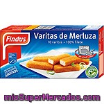 Findus Varitas De Merluza Rebozadas 10 Unidades Estuche 300 G