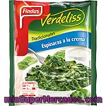 Findus Verdeliss Espinacas A La Crema Tradicionales Para Microondas Y Sartén 2 Raciones Bolsa 450 G