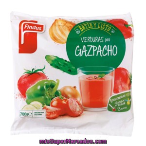 Findus Verduras Para Gazpacho Bolsa 700 Gr